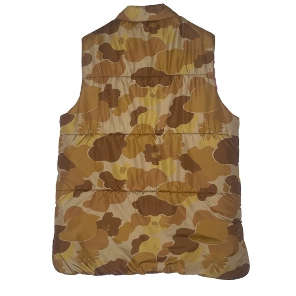 Free Assembly Womens XS Puffer Vest Camouflage & Pink Lightweight - Picture 3 of 9